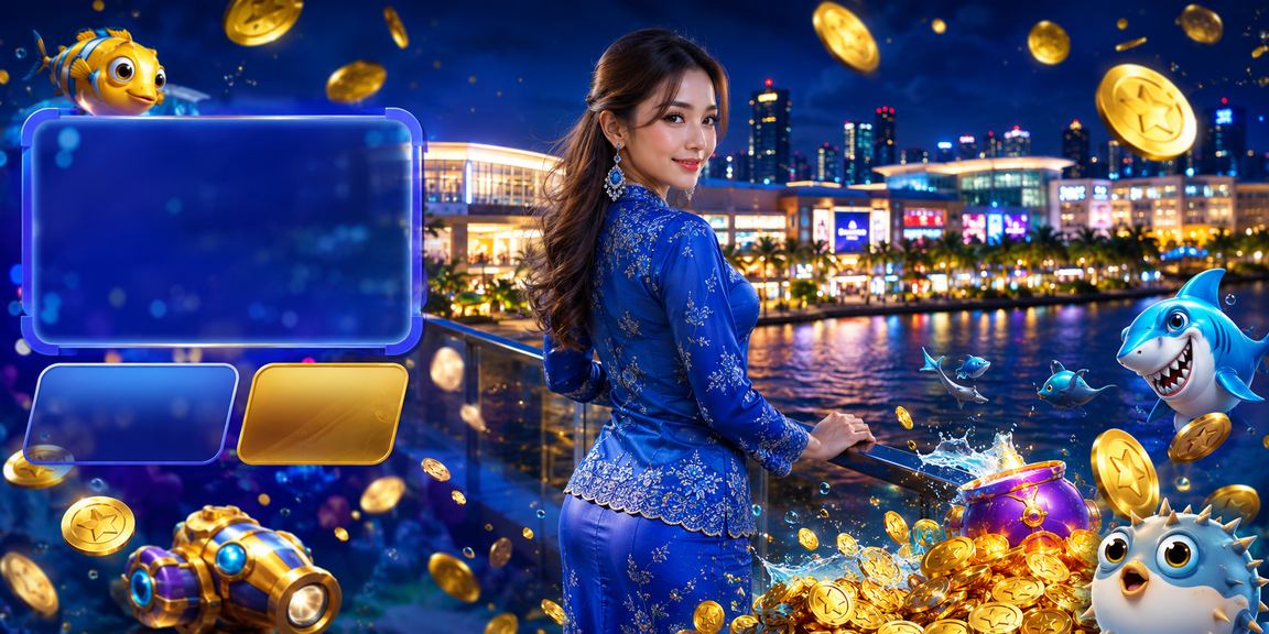Permainan tembak ikan Johor Bahru pengguna berpakaian baju kurung